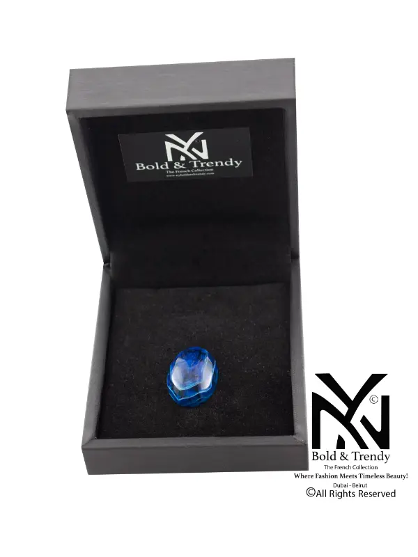 Dragon Blue Black Agate