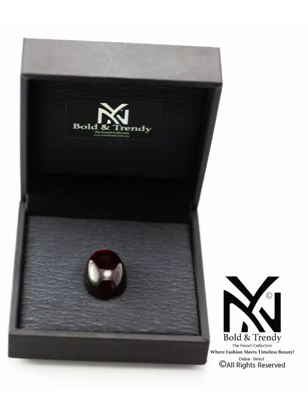 Dark Ruby Onyx Agate