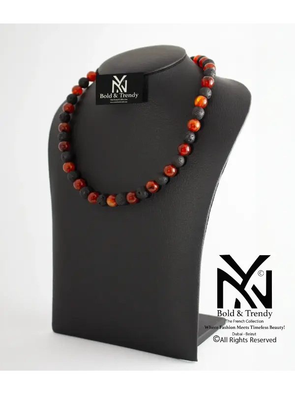 Rouge-Orange et Lava Noir