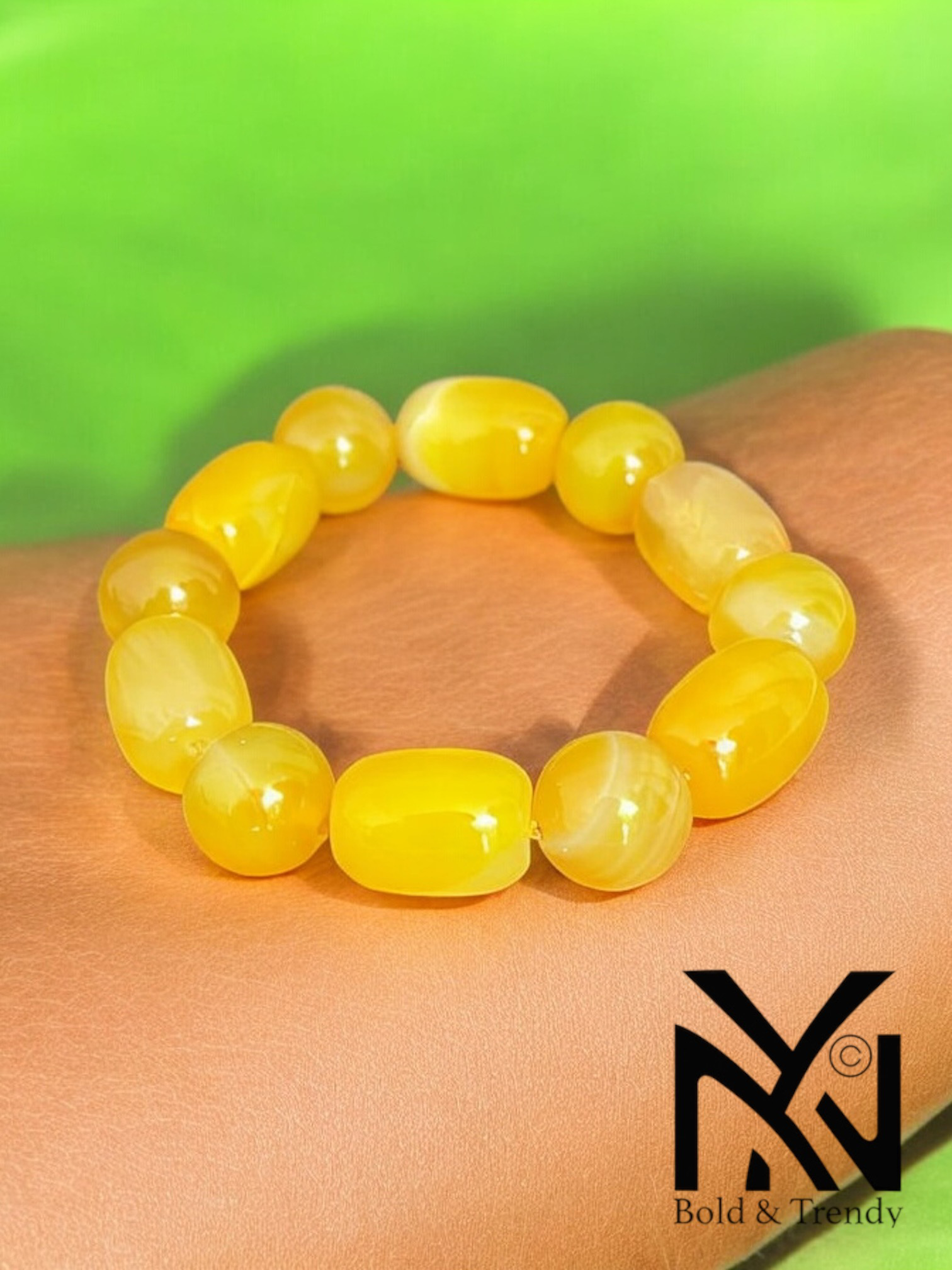 Rêve Botswana bracelet back view featuring Botswana agate details
